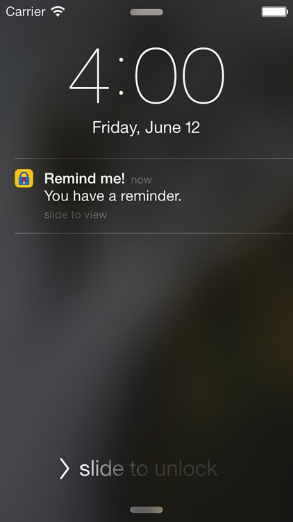 Remind me! - Secure Reminders