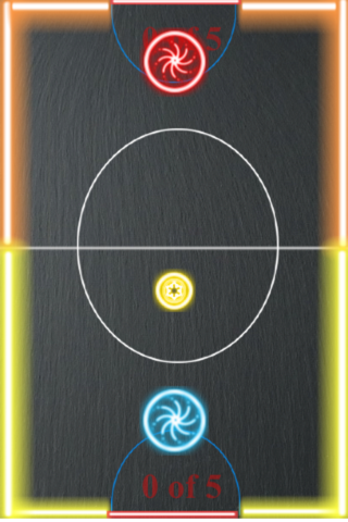 Glow Air Hockey Game screenshot 4