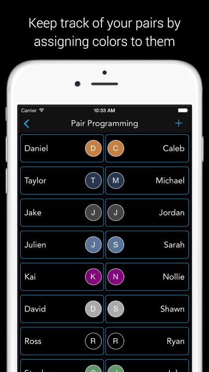 PairUp - A simple tool to separate a group in random pairs, partners or small groups