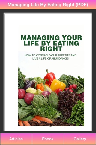 Better Life By Eating Right screenshot 3