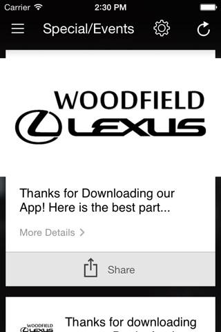 Woodfield Lexus DealerApp screenshot 3