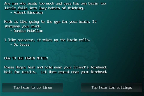 Brain Meter screenshot 2