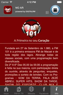 Game screenshot Rádio FM 101 apk