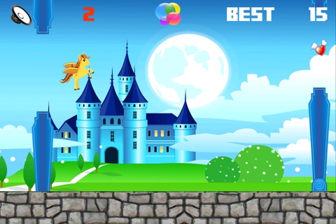Unicorn Flying Maze - Magical Kingdom Glider Game Free screenshot 3