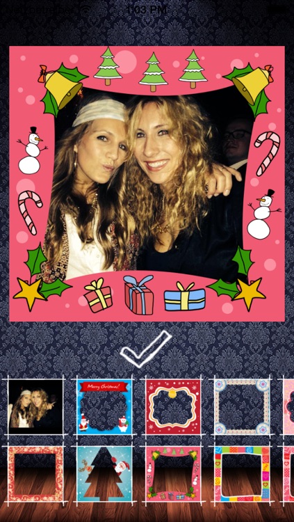 Frame my Christmas photo – your digital Xmas framing editor for pictures and photos screenshot-3