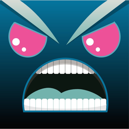 Angry Square Icon