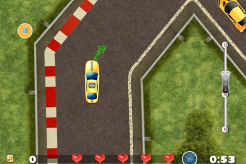 Crazy City Taxi Parking Madness - crazy road driving skill game screenshot 2