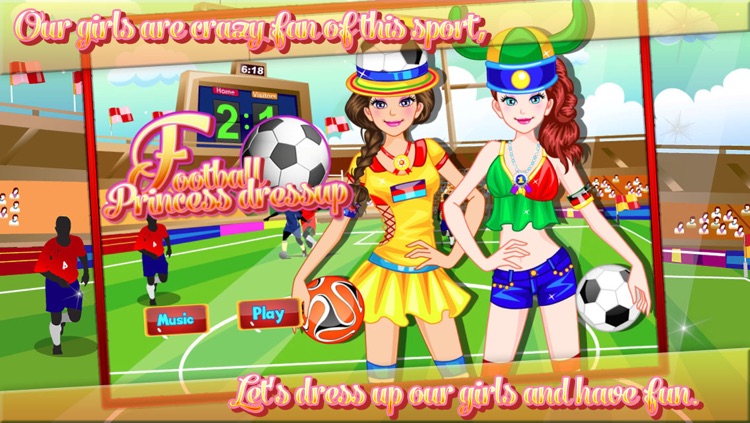 Football Princess Dressup