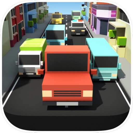 Block Pixel Traffic Racer : High Voltage Endless Highway Racing Combat ...