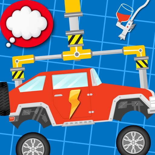 Little Big Car Factory: Spelling Game iOS App