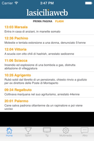 La Sicilia Web Mobile screenshot 2