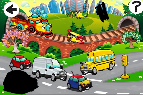 A Kids Game: Animated Car Puzzle-s in the City screenshot 3