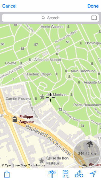 Père Lachaise Cemetery : Interactive Map Screenshot 3