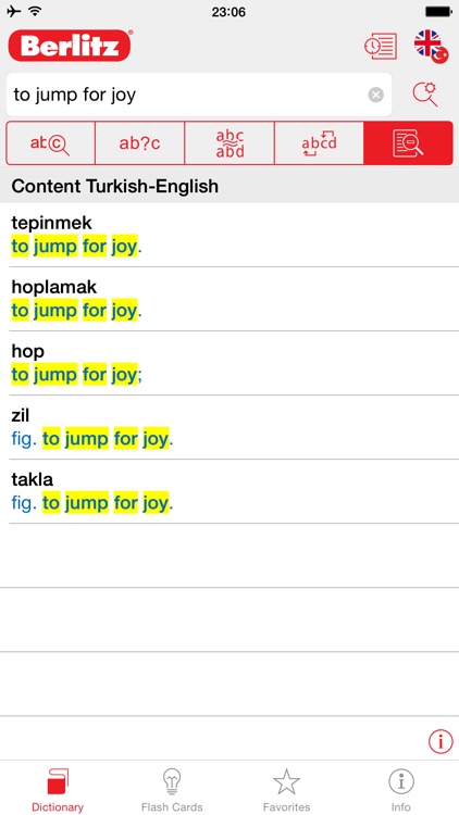 Turkish - English Berlitz Standard Dictionary