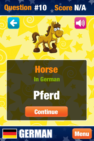 German Language for Kids, Preschool and Beginners -  Free Lessons with Dictionary Words screenshot 2