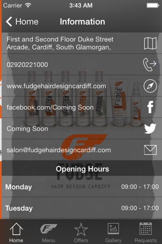 Fudge Hair Design Cardiff screenshot 3