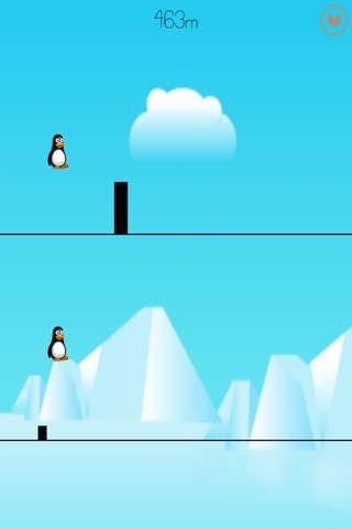 Penguin Jump Club - A Cute Animal Snowball Avoider Free screenshot 4
