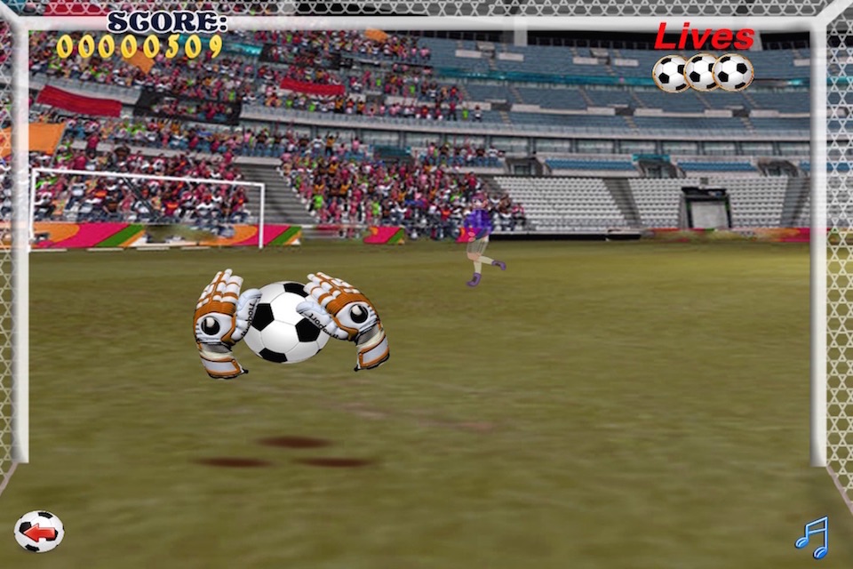 ` Arcade Soccer Goal-ie - Just Kick Return 2 Foot-ball 8 Heroes Defense World Score! Free 2015 screenshot 4