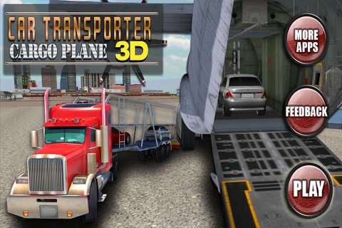 Cargo Plane Car Transporter 3D - Airport heavy freight transport simulator game screenshot 3