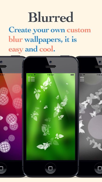 Blurred lite - Create your own custom blur wallpapers