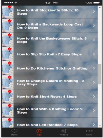 【图】Knitting Tutorials for Beginners – Learn How to Knit Easily(截图3)