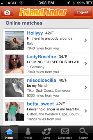 All Friendfinder screenshot 3