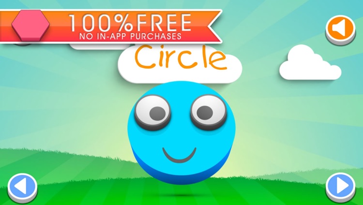 Fun Shapes - An interactive app with puzzle for children to learn about shapes.