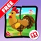 Farm Jigsaw Puzzles 123 Free for iPad - Fun Learning Puzzle Game for Kids