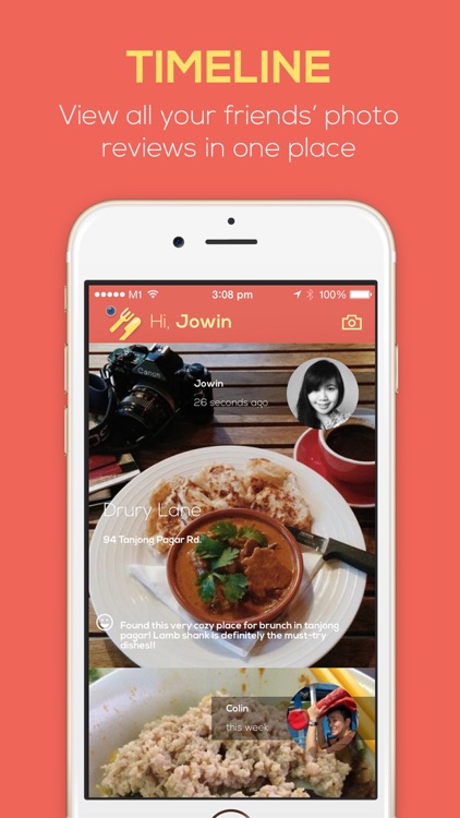 HungerSnap - Eat First, Post Later! A Foursquare extension to leave reviews screenshot-4