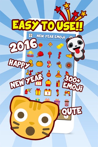 New Year Emoji Pro - Holiday Emoticon Stickers & Emojis Icons for Message Greeting screenshot 2