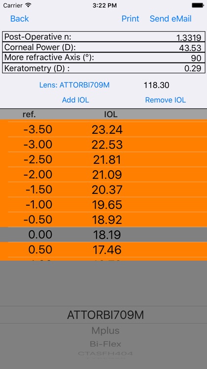 IOL Calculator 3.0 Camellin Calossi screenshot-3