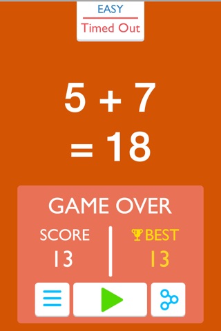 Angry Math Multiplayers Edition - 1 Second Impossible Challenge - Freaking Hard screenshot 3