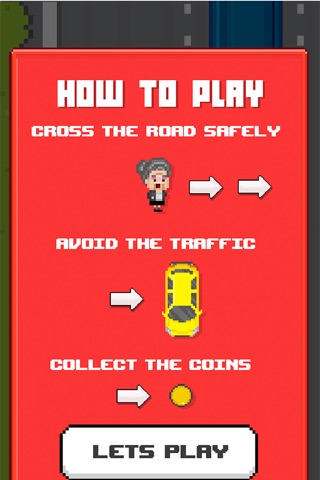 Jaywalker Granny - Pixel Crossy Road screenshot 2