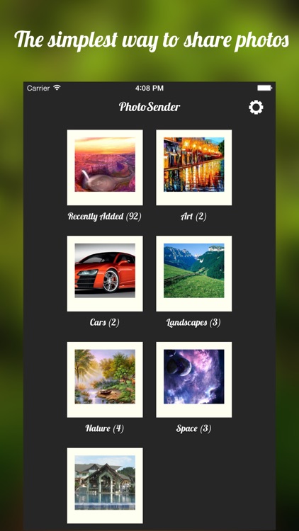 PhotoSender: Simple Way to Select Multiple Photos and Share them with Friends screenshot-0