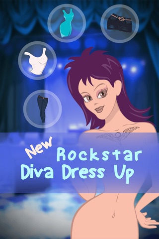 New Rock Star Diva Dress Up - awesome fashion girl dressing game screenshot 3