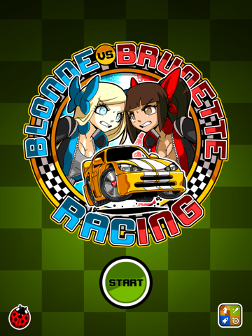 Blonde vs Brunette Racing - Two-player kart racing fun!のおすすめ画像5