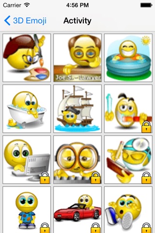 Animated 3D Emoji - Share Emoticons screenshot 3
