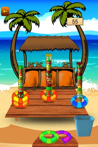 Hawaiian Vacation Beach Ring Toss Game Pro screenshot 4