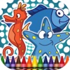 Coloring Book Sea Animals