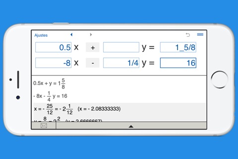 Systems of equations solver screenshot 4