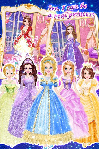 Princess Salon : Cinderella - Makeup, Dressup, Spa and Makeover - Girls Beauty Salon Games screenshot 4