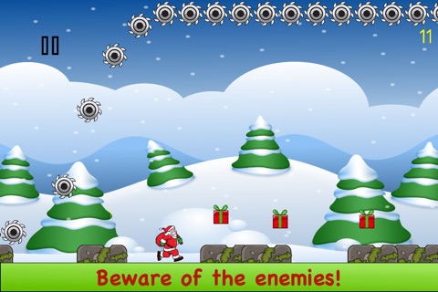 Santa Claus Run - Impossible and Fun Christmas Dash Game screenshot 2
