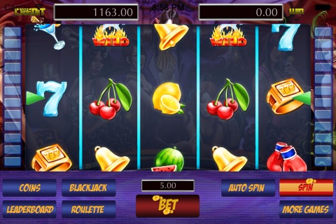 A Ruby Red Five Stars Slots - Casino Super Game Blackjack and Roulette screenshot 2