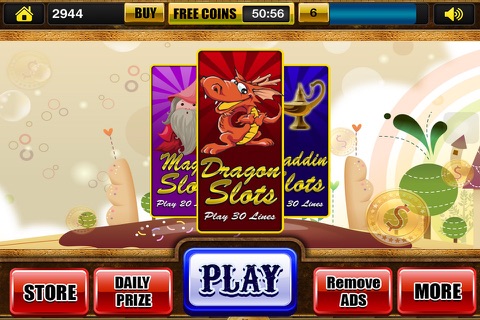 888 House of Aladdin & Wizard of Fun Casino - Big Oz Magic Lamp in Dragon City Slot Machine Free screenshot 3