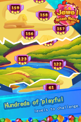 Jewel Splash Mania - Amazing Gem Matching Game screenshot 3