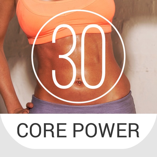 30 Day Core Power Workout Challenge for Strength and Stability icon