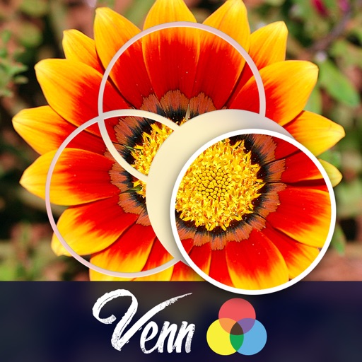 Venn Flowers: Overlapping Jigsaw Puzzles Icon