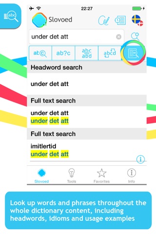 Swedish <-> Danish Slovoed Compact dictionary screenshot 2