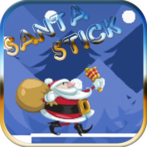 Stick Christmas Santa