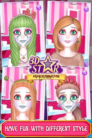 3D Star Fashion Makeover screenshot 3